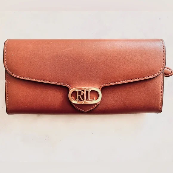 Lauren Ralph Lauren Brown Leather Wallet - Picture 4 of 8